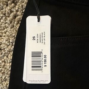 WeWoreWhat Jet Black Straight Leg Jeans